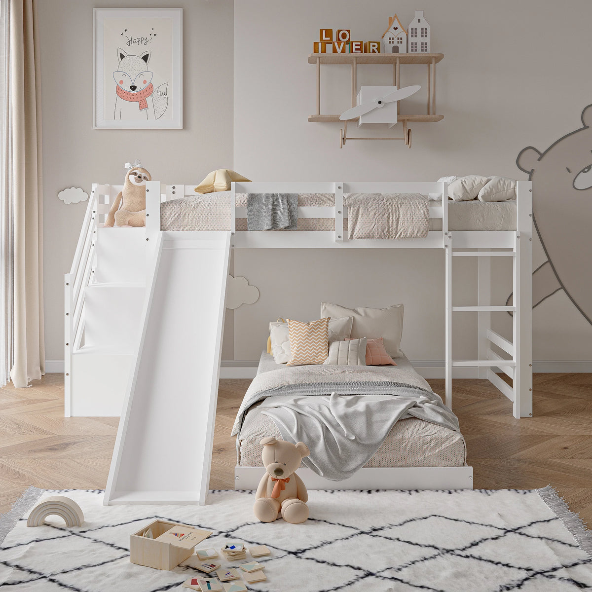 Lit Superposé 2 Couchages - Raphaël