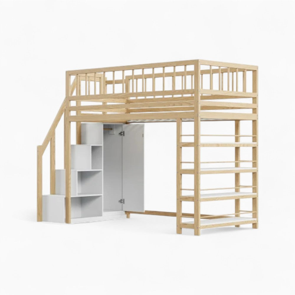 Lit En Hauteur Avec Rangements - Andréa