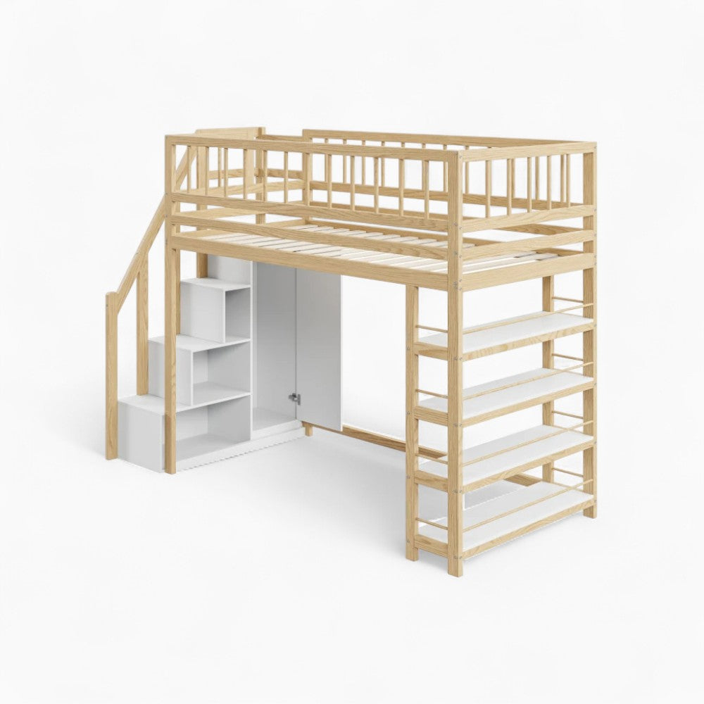 Lit En Hauteur Avec Rangements - Andréa