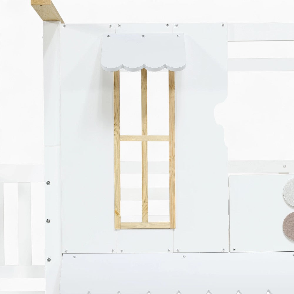 Lit Cabane Superposé Avec Rangement – Noa