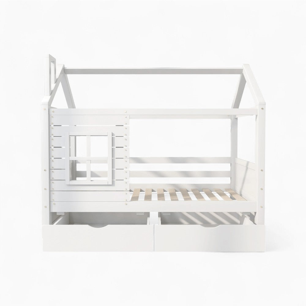 Lit Cabane Avec Fenêtre - Léna