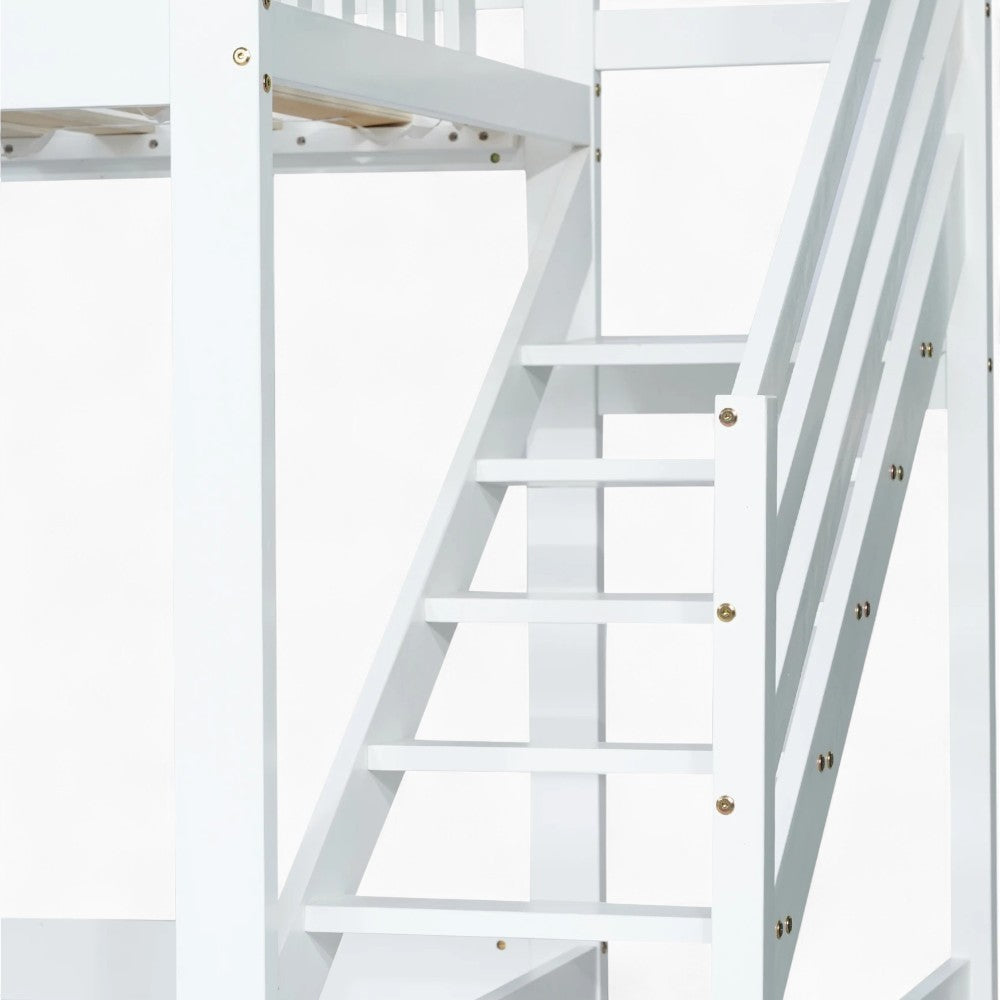 Lit Cabane Maison Superposé Avec Toboggan - Emmy