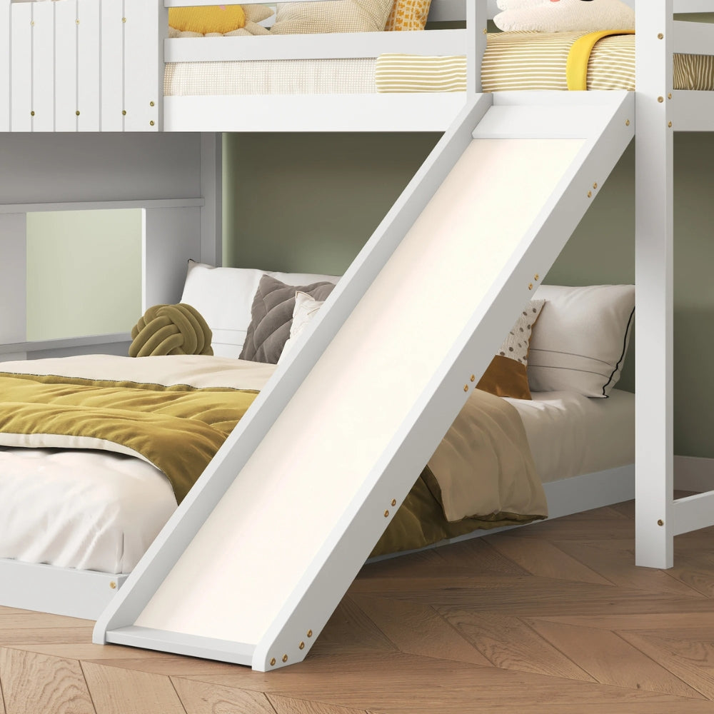 Lit Cabane Superposé Avec Toboggan - Alice