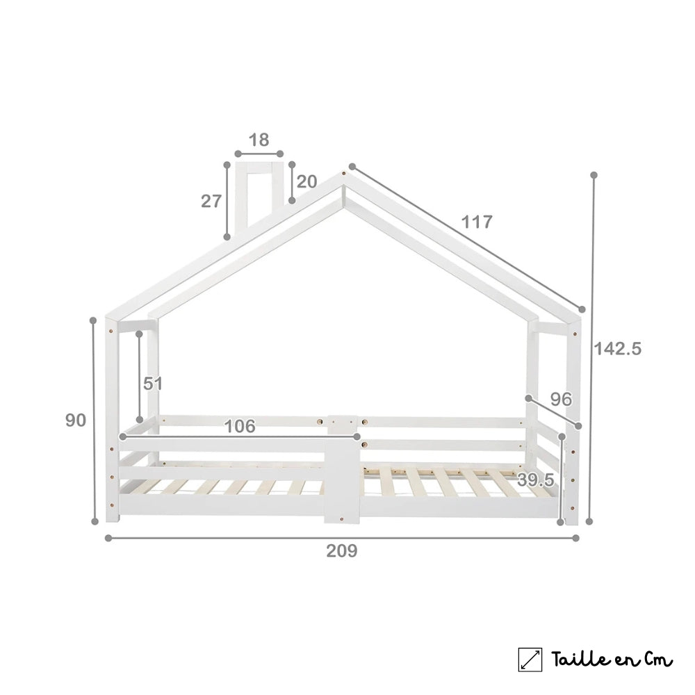 Lit Cabane Maison - Romy