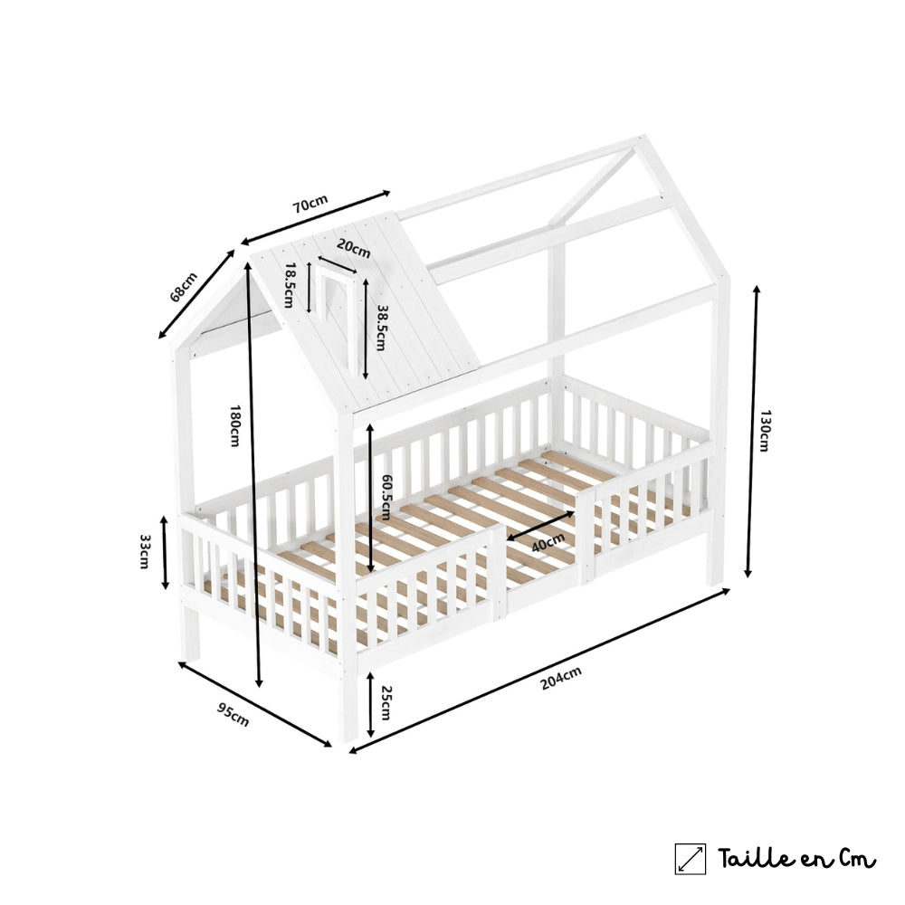 Lit Cabane Maison - Malo