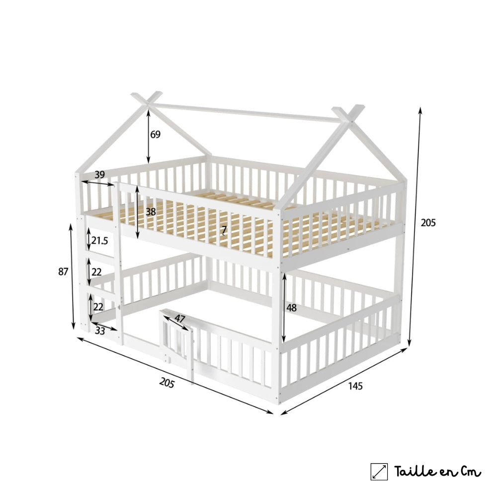 Lit Cabane Superposé - Éline