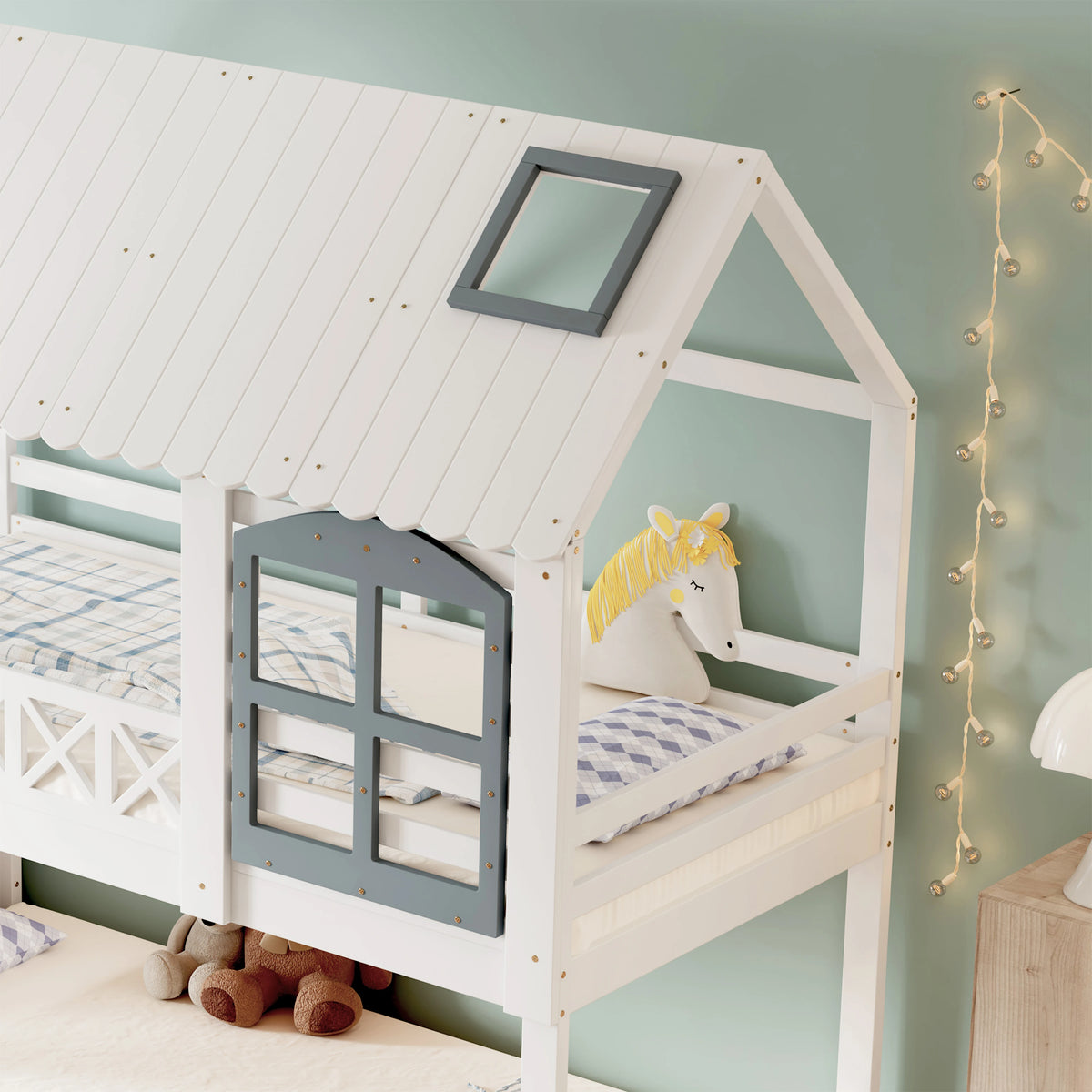 Lit Cabane Maison Superposé - Arsène