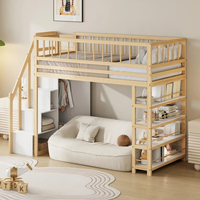 Lit En Hauteur Avec Rangements - Andréa